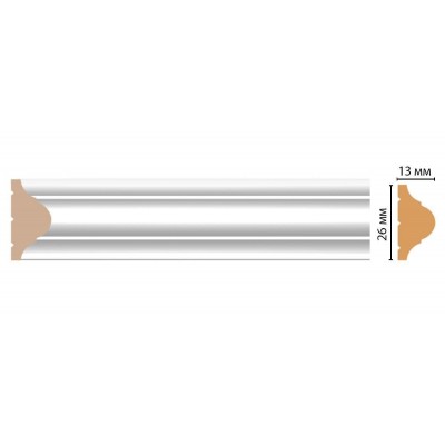 Молдинг DECOMASTER D001 (26*13*2000мм) ДМ