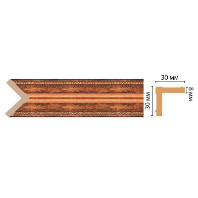 Угол DECOMASTER 116-63 ШК/28 (30*30*2400 мм)