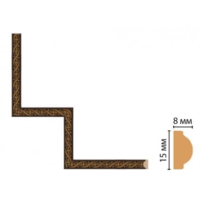Декоративный угловой элемент Decomaster 130-3-41 (200*200)