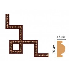 Декоративный угловой элемент Decomaster 157-3-51 (300*300)