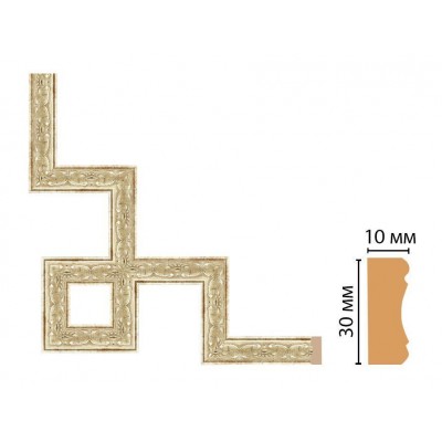 Декоративный угловой элемент Decomaster 165-3-126 (300*300)