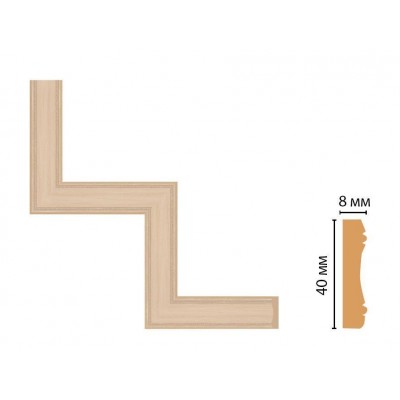 Декоративный угловой элемент Decomaster 186-1-52 (300*300)