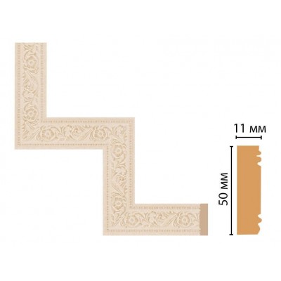Декоративный угловой элемент Decomaster 130C-3-58 (200*200)