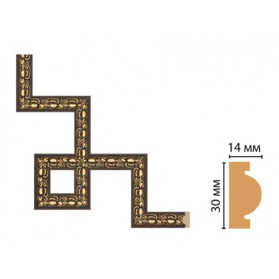 Декоративный угловой элемент Decomaster 157-1-18D (300*300)