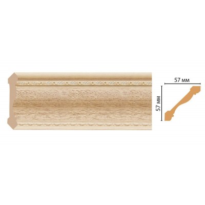 Потолочный карниз Decomaster 179-11 (57*57*2400)