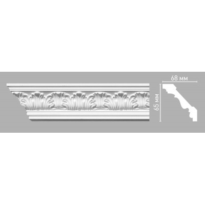 Плинтус потолочный DECOMASTER 95018/50 (65х68х2400мм)