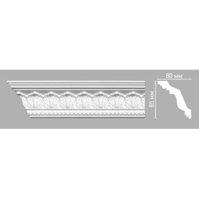 Плинтус потолочный DECOMASTER 95024 (85х80х2400мм)