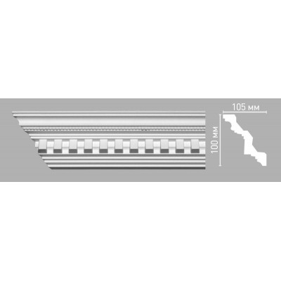 Плинтус потолочный DECOMASTER 95101/24 (100х88х2400мм)