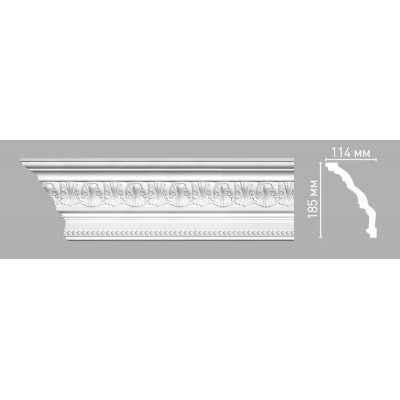 Плинтус потолочный DECOMASTER 95143/17 (185х114х2400мм)