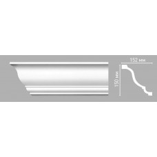 Плинтус потолочный DECOMASTER 96267 (150х152х2400мм)