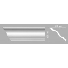 Плинтус потолочный DECOMASTER 96272 (200х135х2400мм)