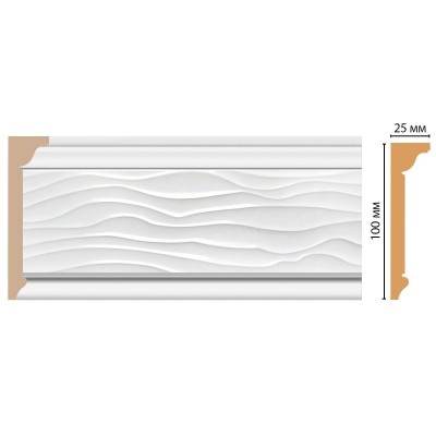 Карниз потолочный DECOMASTER D218-114 (100*25*2400)