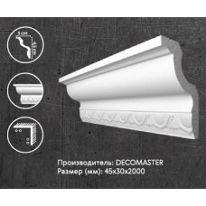 Плинтус потолочный с орнаментом DECOMASTER D148A ДМ (30*45*2000 мм)